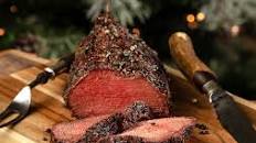 Herb Garlic Peppercorn Crusted Center-Cut Sirloin Roast
