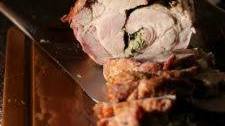 Herb Stuffed Pork Shoulder