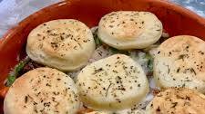 Herb Turkey Biscuit Pot Pie - Leftover Turkey
