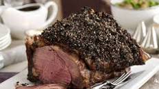 Herb & pepper crusted rib of beef