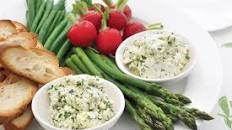 Herb ricotta with garlic crostini & crudites