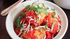 Herbed Chicken and Ricotta Meatballs in Sun-Dried Tomato Sauce
