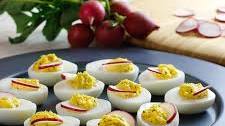 Herbed Goat Cheese Deviled Eggs