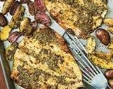 Herbes De Provence-Crusted Branzino and Fingerlings
