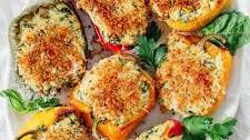 Herby Ricotta Stuffed Peppers