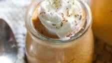 High Protein Pumpkin Mousse Made From Tofu