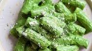 High Protein Spinach Pasta