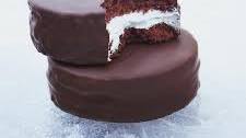 Hockey puck cake