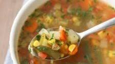 Homemade Garden Vegetable Soup