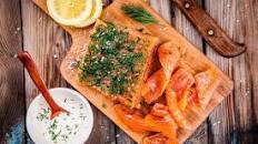 Homemade Gravlax with Mustard-Dill Sauce