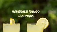 Homemade Mango Lemonade