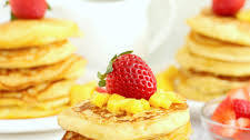 Homemade Mango Pancakes