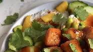 Honey Chipotle Salmon Bites