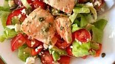 Honey Dijon Salmon Salad with Capers and Tarragon