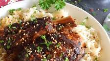 Honey Garlic Braised Beef Ribs