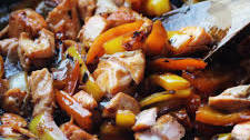 Honey Garlic Salmon Stir Fry