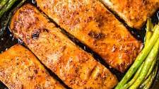 Honey Garlic Salmon and Asparagus Recipe