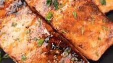 Honey Glazed Salmon with Lime