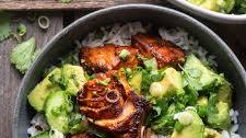 Honey Lime Salmon Bowls