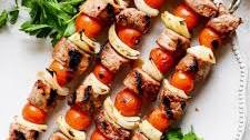 Honey Mustard Beef Kabobs