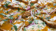 Honey Mustard Chicken Pretzel Pizza