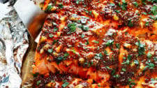 Honey Mustard Salmon In Foil