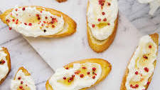 Honey Ricotta Crostini