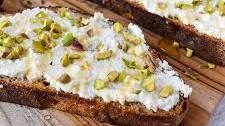 Honey Ricotta Toast with Pistachios