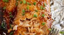 Honey-Soy Asian Salmon in Foil