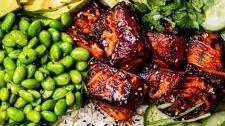 Honey Sriracha Salmon Bowls Recipe