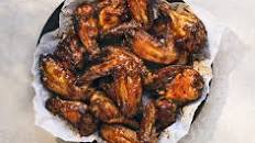 Honey chipotle BBQ chicken wings
