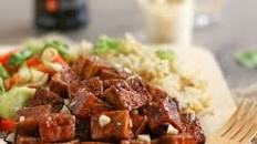 Honey soy tofu