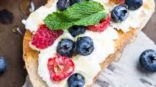 Honeyed Ricotta Toast with Berries