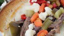 Hot Italian Beef Sandwiches