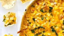 Hot Mexican Corn Dip with Cream Cheese