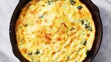 How to Make an Easy, Cheesy Spinach Frittata