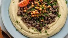 Hummus with Ground Beef