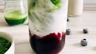 Iced Blueberry Matcha Latte