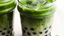 Iced Matcha Boba Tea