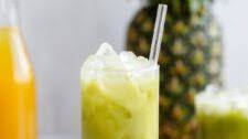 Iced Pineapple Matcha Drink