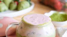 Iced Strawberry Matcha Latte