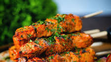 Indian Salmon Tikka Skewers Recipe