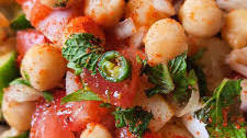 Indian chickpea salad