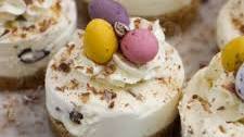 Individual Mini Egg Cheesecakes!
