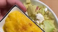Insalata invernale con salsa al mango