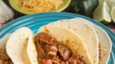 Instant Pot Carne Guisada Tacos