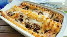 Italian Ricotta Mushroom Lasagne al Forno (baked lasagna)