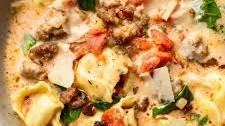 Italian Sausage Tortellini Soup