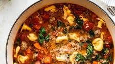 Italian Sausage Tortellini Soup