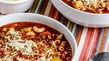 Italian Sausage, Zucchini, and Macaroni Soup